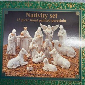 13 Piece Christmas Nativity Set